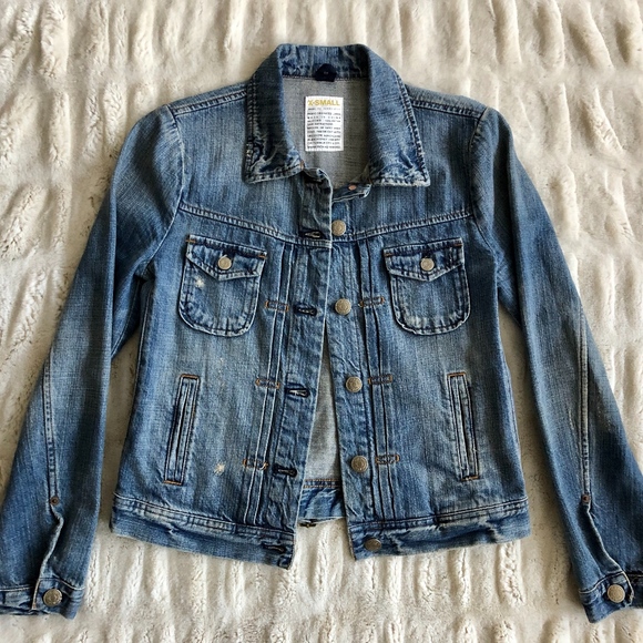 J. Crew Jackets & Blazers - J.Crew Denim Jacket in Sanded Blue Japanese Cotton